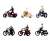 Visual Scene Accessory 116-2 Bicycle & Mopeds 2 (Model Train) Item picture1