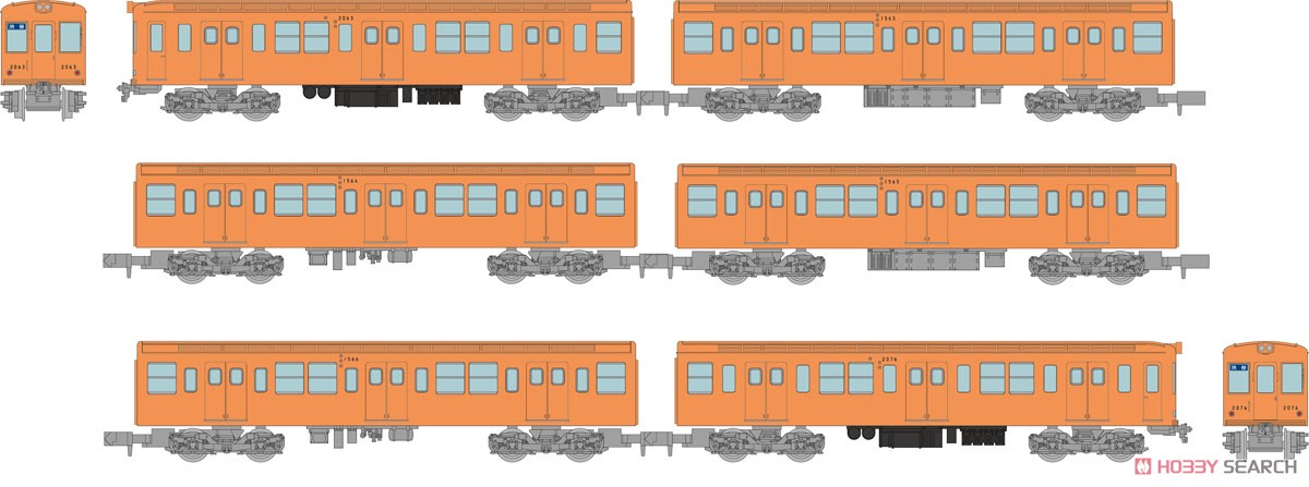 鉄道コレクション 営団地下鉄 銀座線 2063編成 6両セット (6両セット) (鉄道模型) その他の画像1