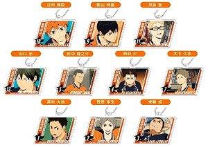 Decofla Acrylic Key Ring Haikyu!! To The Top Karasuno High School Box (Set of 10) (Anime Toy)
