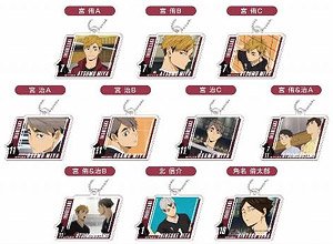 Decofla Acrylic Key Ring Haikyu!! To The Top Inarizaki High School Box (Set of 10) (Anime Toy)