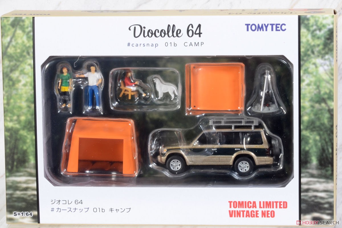 Diorama Collection64 #CarSnap01b Camp (Diecast Car) Package1