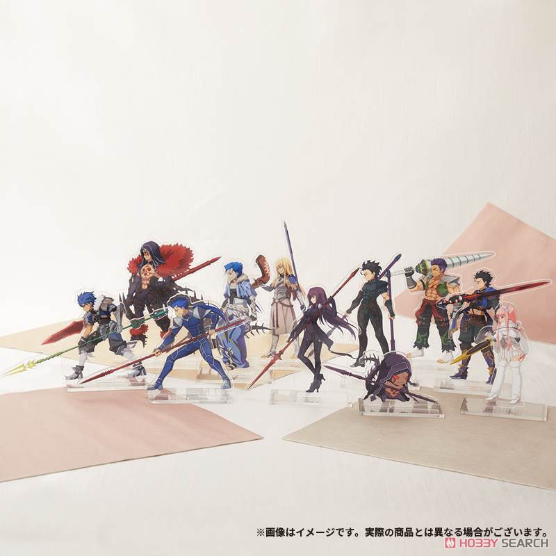Fate/Grand Order Battle Character Style Acrylic Stand (Enemy/Mini Cu-chan) (Anime Toy) Other picture1