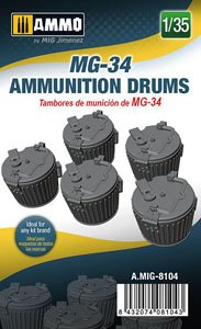 MG-34 Ammunition Drums (Plastic model)
