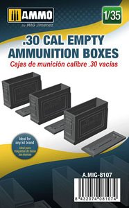 .30 cal Empty Ammunition Boxes (Plastic model)