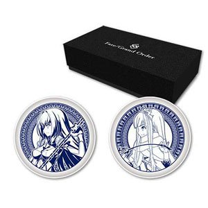 Fate/Grand Order Mini Plate (Lancer/Scathach x Rider/Medb) (Set of 2) (Anime Toy)