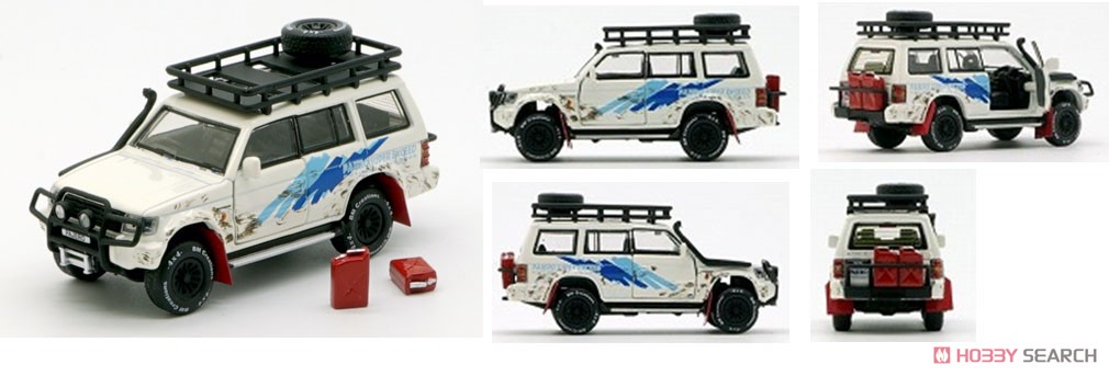 Mitsubishi Pajero 2nd Gen Jungle pack LHD White (Diecast Car) Other picture1