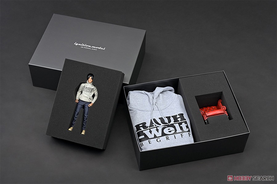 IG-Model Figure & Chair Set RWB Mr. Nakai with Hoodie (Diecast Car) Item picture5