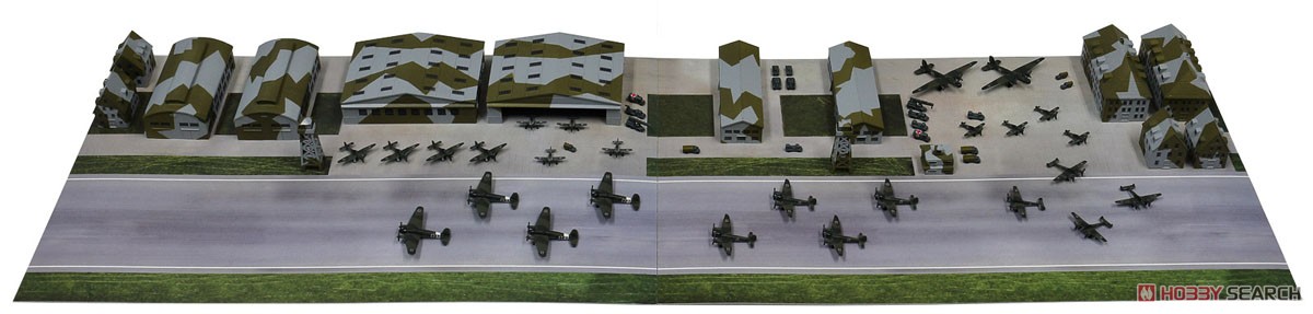 WWII ドイツ空軍基地 (プラモデル) 商品画像1