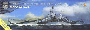 米海軍戦艦 ミズーリ (BB-63) (DX版) (プラモデル)