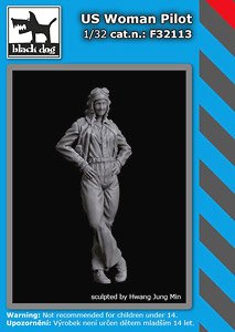 US Woman Pilot (Plastic model)