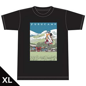 Laid-Back Camp T-Shirt B [Nadeshiko Kagamihara] XL Size (Anime Toy)