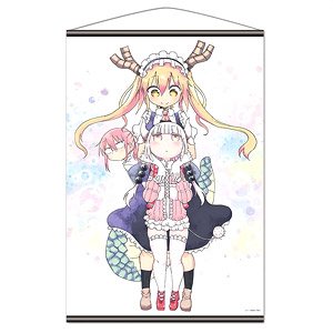 Miss Kobayashi`s Dragon Maid B2 Tapestry C [Tohru & Kanna & Kobayashi] (Anime Toy)