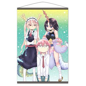 Miss Kobayashi`s Dragon Maid B2 Tapestry D [Tohru & Elma & Kobayashi] (Anime Toy)