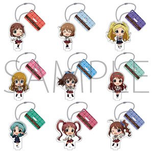 The Idolm@ster Million Live! Acrylic Key Ring Collection w/Stand School Uniform Series Princess Vol.1 (Set of 9) (Anime Toy)