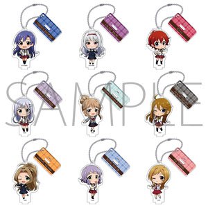 The Idolm@ster Million Live! Acrylic Key Ring Collection w/Stand School Uniform Series Fairy Vol.1 (Set of 9) (Anime Toy)