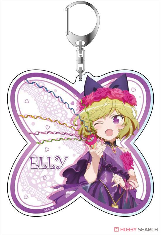 Ms. Vampire who Lives in My Neighborhood. [Especially Illustrated] Ellie (Dress) Acrylic Key Ring (Anime Toy) Item picture1