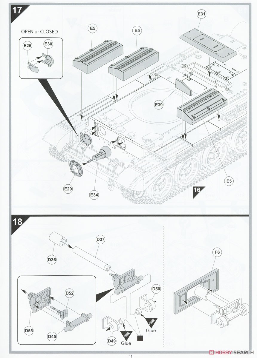 クロムウェルMk.VI 巡航戦車 (プラモデル) 設計図9