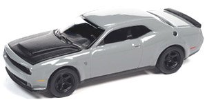2019 ダッジ チャレンジャー デーモン デストロイヤーグレー/ブラック (ミニカー)
