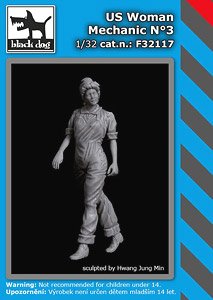 US Woman Mechanic No.3 (Plastic model)