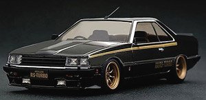 Nissan Skyline 2000 RS-Turbo (R30) Black (Diecast Car)