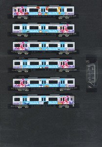 阪神1000系 (阪神電車×桃園メトロ連携記念ラッピング列車) 6両編成セット (動力付き) (6両セット) (塗装済み完成品) (鉄道模型)