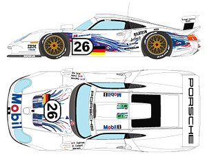 Porsche 911 GT1 EVO Le Mans 24h 1997 No.26 (ミニカー)