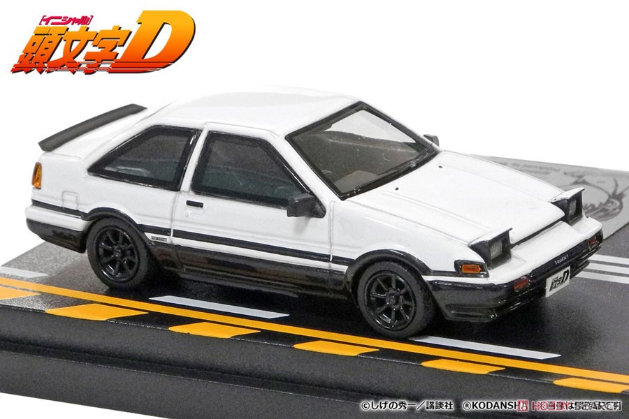 Initial D Set Vol.1 Takumi Fujiwara Trueno(AE86) & Shinji Inui Trueno 2Dr (AE86) (Diecast Car) Item picture6
