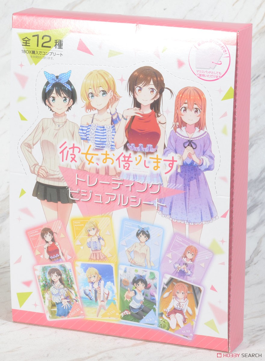 Rent-A-Girlfriend Trading Visual Sheet (Set of 12) (Anime Toy) Package1