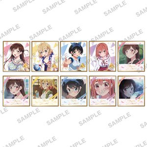Rent-A-Girlfriend Trading Mini Colored Paper (Set of 10) (Anime Toy)