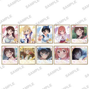 彼女、お借りします トレーディングミニ色紙 (10個セット) (キャラクターグッズ)
