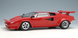 Lamborghini Countach LP400S U.S.Modification 1981 Red (Black Interior) (Diecast Car)