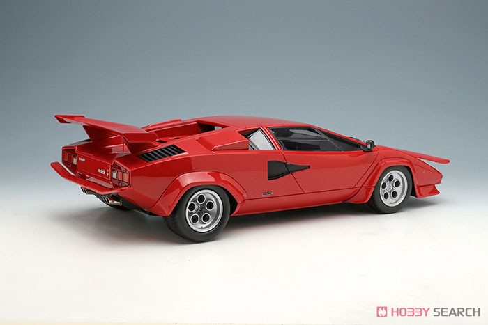 Lamborghini Countach LP400S U.S.Modification 1981 レッド (ブラックインテリア) (ミニカー) 商品画像2