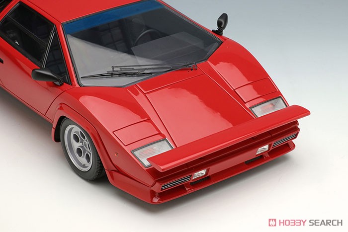 Lamborghini Countach LP400S U.S.Modification 1981 レッド (ブラックインテリア) (ミニカー) 商品画像3