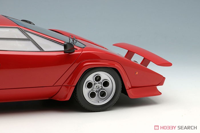 Lamborghini Countach LP400S U.S.Modification 1981 レッド (ブラックインテリア) (ミニカー) 商品画像5