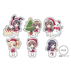 Acrylic Petit Stand [Rascal Does Not Dream of Bunny Girl Senpai] 01 Christmas Ver. Box (Mini Chara) (Set of 6) (Anime Toy)
