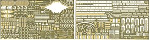 Genuine Photo-Etched Parts for Battleship Yamato Bridge (Plastic model)