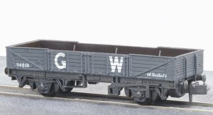 イギリス2軸貨車 フェリーチューブワゴン (GW・ダークグレイ) 【NR-7W】 ★外国形モデル (鉄道模型)