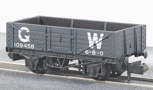 イギリス2軸貨車 鉱石運搬車 (5枚側板・GW・ダークグレイ) 【NR-40W】 ★外国形モデル (鉄道模型)