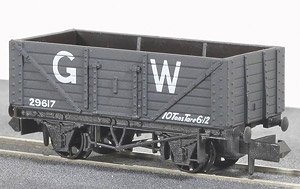 イギリス2軸貨車 石炭運搬車 (7枚側板・GW・ダークグレイ) 【NR-41W】 ★外国形モデル (鉄道模型)
