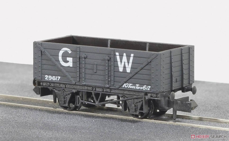 イギリス2軸貨車 石炭運搬車 (7枚側板・GW・ダークグレイ) 【NR-41W】 ★外国形モデル (鉄道模型) 商品画像1