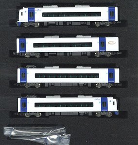 Meitetsu Series 2000 `Mu Sky` (Newly Unit, 2012 Formation, w/Gangway Door Open Parts) Additional Four Car Formation Set (without Motor) (Add-on 4-Car Set) (Pre-colored Completed) (Model Train)