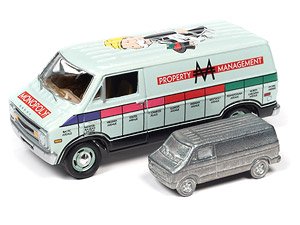 1977 モノポリー ダッジ バン & Token (モノポリー用駒)付 (ミニカー)