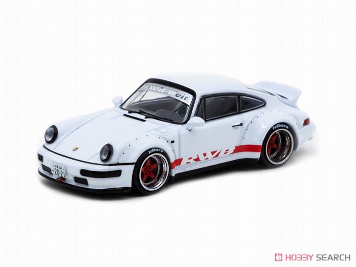 RWB 964 White / Red stripe Ducktail (Diecast Car) Item picture1