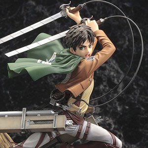 Artfx J Eren Yeager Renewal Package Ver. (PVC Figure)