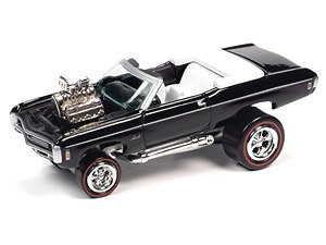 1969 シェビー インパラ コンバーチブル グロス ブラック (ミニカー)