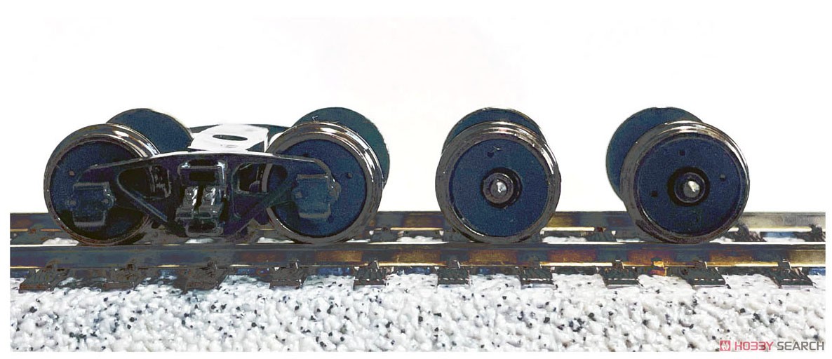 16番(HO) KATO・TOMIX プレート車輪シール 黒 4穴 (16軸分入り) (鉄道模型) その他の画像1