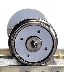 1/80(HO) Plate Wheel Sticker Gray 4 Hole for Kato, Tomix (for 16 Axle) (Model Train)