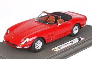 Ferrari 275 GTB Spider NART Red With Brown Color Interiors (ミニカー)