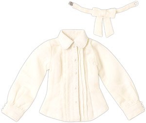 PNM Omekashi Ribbon Blouse III (Ivory) (Fashion Doll)