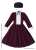 PNM Regimental Striped Dress Set (Red x Navy Stripe) (Fashion Doll) Item picture1